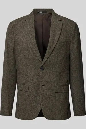 SELECTED Marynarka na 2 guziki o kroju slim fit z kołnierzem z połami