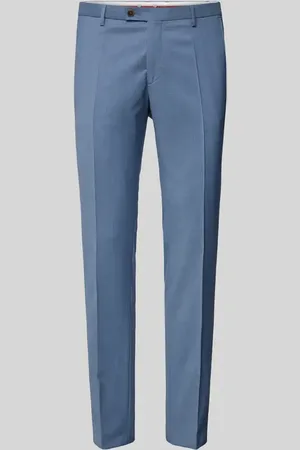 Club of Gents Spodnie do garnituru o kroju slim fit z żywej wełny YOUR OWN PARTY by CG – CLUB of GENTS