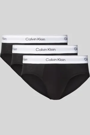 Calvin Klein Slipy z elastycznym pasem z logo w zestawie 3 szt.
