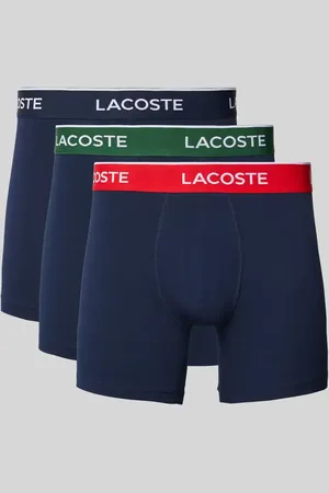 Lacoste Bokserki z elastycznym paskiem z logo w zestawie 3 szt.