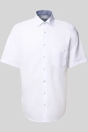 ETERNA Koszula biznesowa o kroju modern fit z listwą guzikową