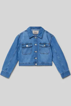 ONLY Kurtka jeansowa krótka z czystej bawełny model ‘LUMI’