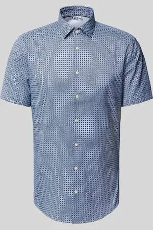 Jake*s Koszula biznesowa o kroju slim fit z rękawem o dł. 1/2