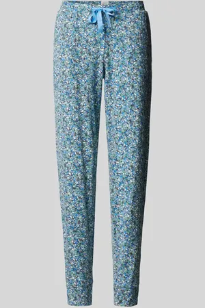 Schiesser Spodnie od piżamy o kroju slim fit z tunelem