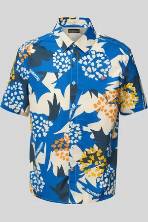 Napapijri Koszula casualowa o kroju slim fit z wyhaftowanym logo