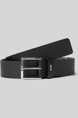 HUGO BOSS Pasek z aplikacją z logo model ‘Ther’