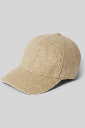 Camel Active Czapka z daszkiem lniana z wyhaftowanym logo