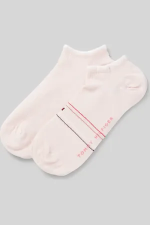 Tommy Hilfiger Krótkie skarpety z nadrukiem z logo w zestawie 2 szt.