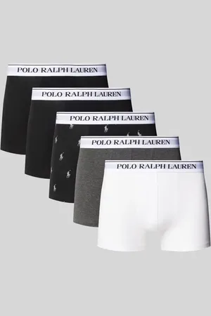 Ralph Lauren Obcisłe bokserki z elastycznym paskiem z logo w zestawie 5 szt.
