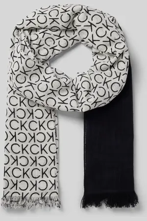 Calvin Klein Szal ze wzorem z logo model ‘MONOGRAM’