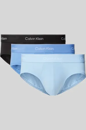 Calvin Klein Slipy z elastycznym pasem z logo w zestawie 3 szt.