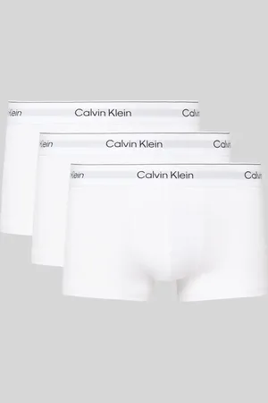 Calvin Klein Obcisłe bokserki z elastycznym paskiem z logo w zestawie 3 szt.