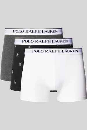 Ralph Lauren Obcisłe bokserki z elastycznym paskiem z logo w zestawie 3 szt.