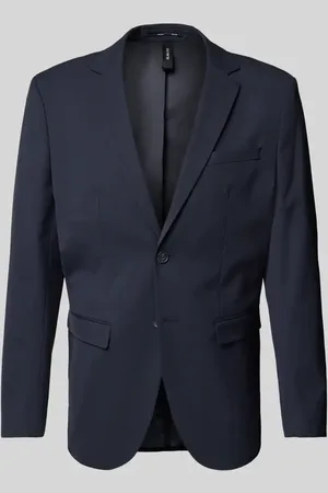SELECTED Marynarka na 2 guziki o kroju slim fit z kieszenią z patką