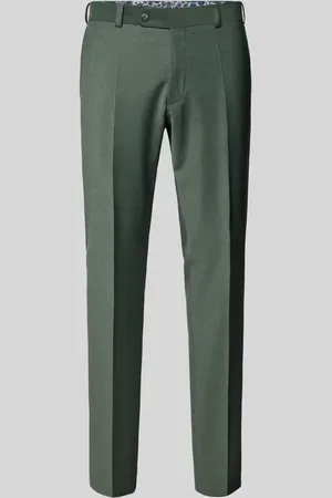 Wilvorst Spodnie do garnituru o kroju slim fit w kant
