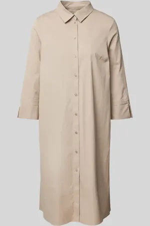 ROBE LÉGÈRE Sukienka koszulowa o długości do kolan z rękawem o dł. 3/4