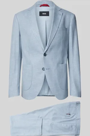 Cinque Garnitur o kroju slim fit z fakturowanym wzorem