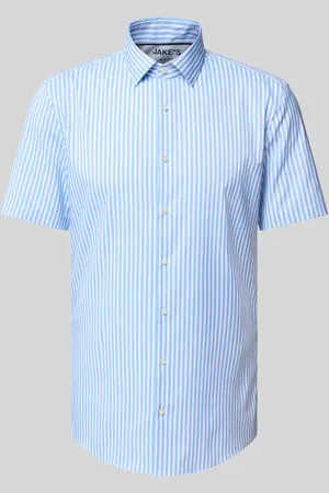 Jake*s Koszula biznesowa o kroju slim fit z kołnierzykiem typu kent