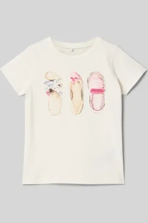 NAME IT T-shirt z wiązanym detalem model ‘NMFDESSY’