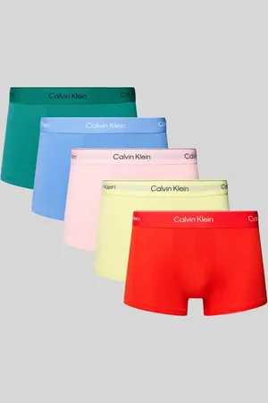 Calvin Klein Obcisłe bokserki z elastycznym paskiem z logo w zestawie 5 szt.