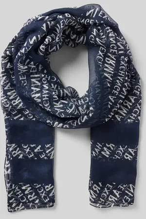 Armani Exchange Szal z nadrukami z logo