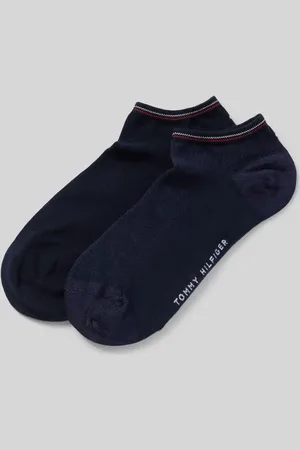 Tommy Hilfiger Krótkie skarpety z nadrukiem z logo w zestawie 2 szt.
