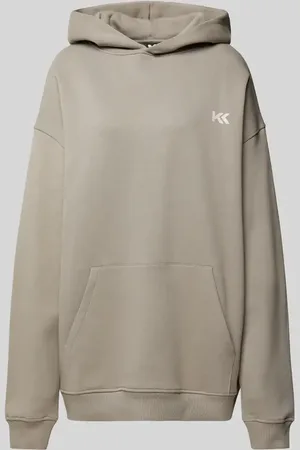 Karo Kauer Bluza o kroju oversized z kapturem i nadrukiem z logo model ‘Cinder’