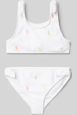 Ralph Lauren Bikini z wyhaftowanym logo