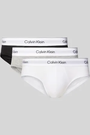 Calvin Klein Slipy z elastycznym pasem z logo w zestawie 3 szt.