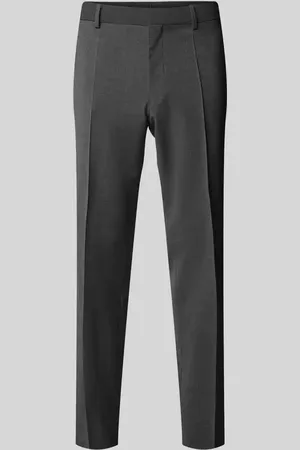 HUGO BOSS Spodnie do garnituru o kroju slim fit model ‘Genius’