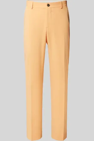 SELECTED Spodnie do garnituru o kroju slim fit w kant model ‘LIAM’