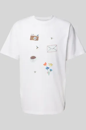 Foret T-shirt z nadrukowanymi motywami
