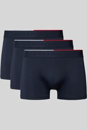 Tommy Hilfiger Obcisłe bokserki z elastycznym paskiem z logo w zestawie 3 szt.