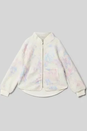 QS by s.Oliver Bluza rozpinana o kroju regular fit ze wzorem waty cukrowej