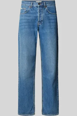 Foret Jeansy o kroju straight leg z 5 kieszeniami model ‘HEATH’