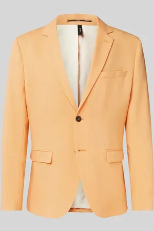 SELECTED Marynarka o kroju slim fit z brustaszą model ‘LIAM’