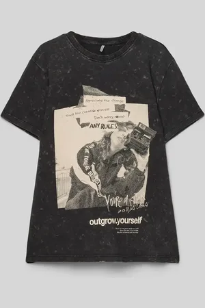 ONLY T-shirt o kroju regular fit z czystej bawełny model ‘PERNILLE’