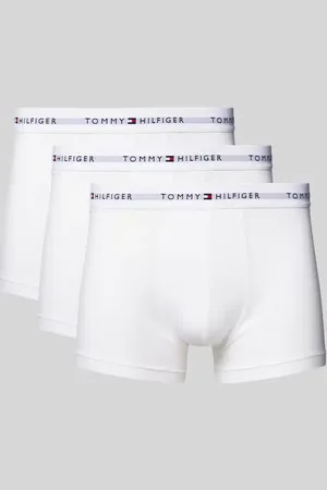 Tommy Hilfiger Obcisłe bokserki z detalami z logo w zestawie 3 szt.