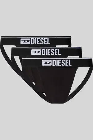 Diesel Jockstrapy z elastycznym pasem z logo w zestawie 3 szt. model ‘UMBR’