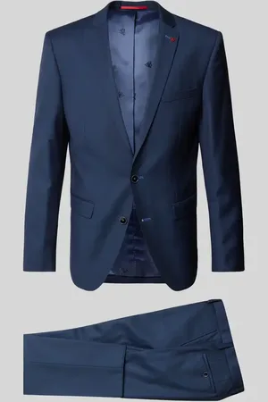 Roy Robson Garnitur o kroju slim fit z marynarką zapinaną na 2 guziki