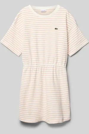 Lacoste Sukienka z wyhaftowanym logo
