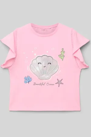 NAME IT T-shirt z nadrukiem z napisem model ‘SEA’
