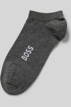 HUGO BOSS Krótkie skarpety z detalem z logo w zestawie 2 szt.