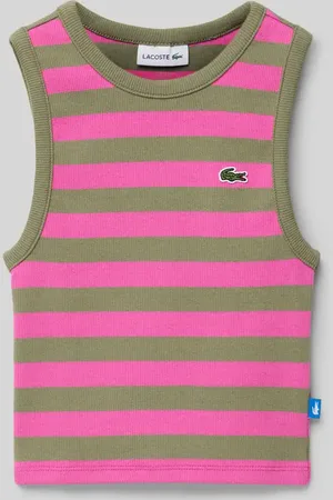 Lacoste Top z naszywką z logo