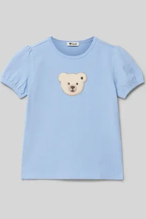 Steiff T-shirt z naszywką z motywem