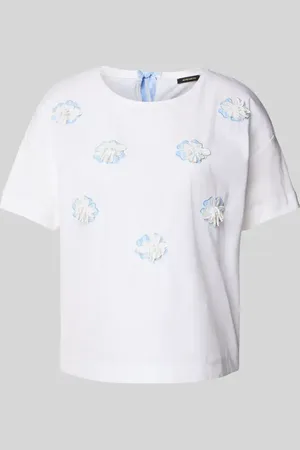 More & More T-shirt z detalami z logo