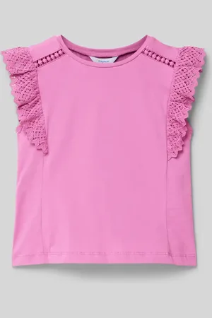 Mayoral T-shirt z obszyciem koronką
