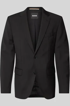 HUGO BOSS Marynarka zapinana na dwa guziki z kołnierzem z połami model ‘Jeckson’