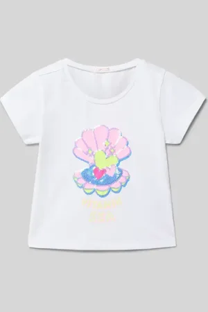 Billieblush T-shirt z nadrukowanym motywem