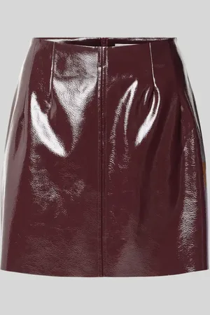 Neo Noir Spódnica mini z zakładkami w pasie model ‘Hemie’